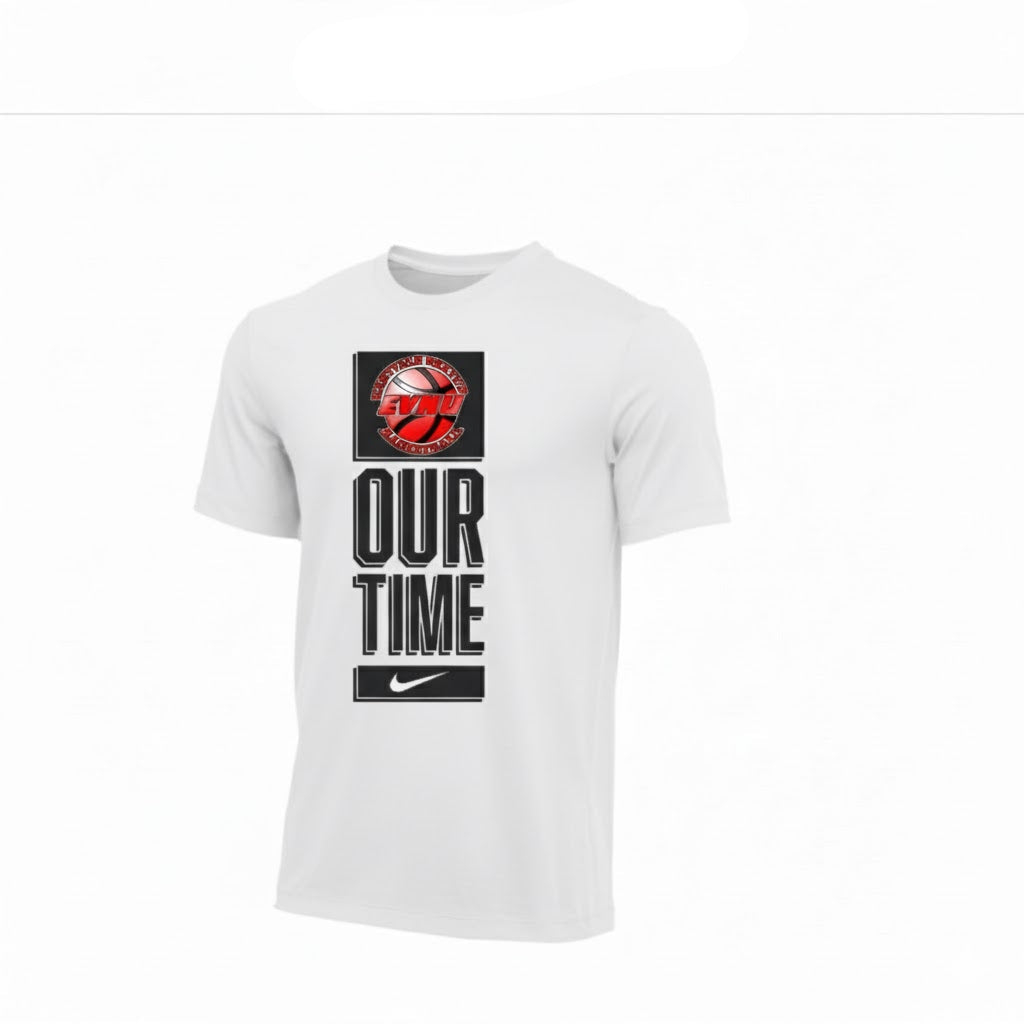 Red Our Time short t-shirt